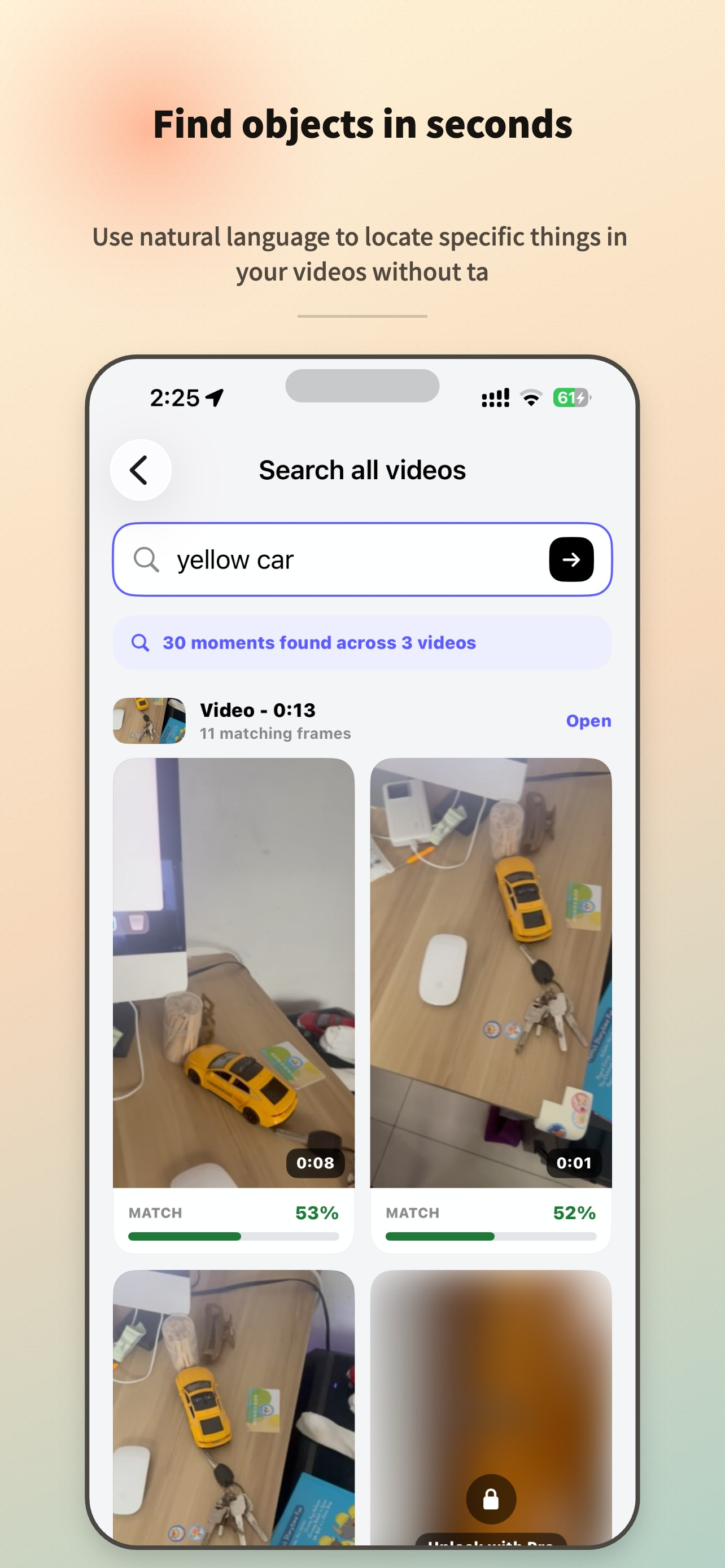 VidFind: Search Inside Videos