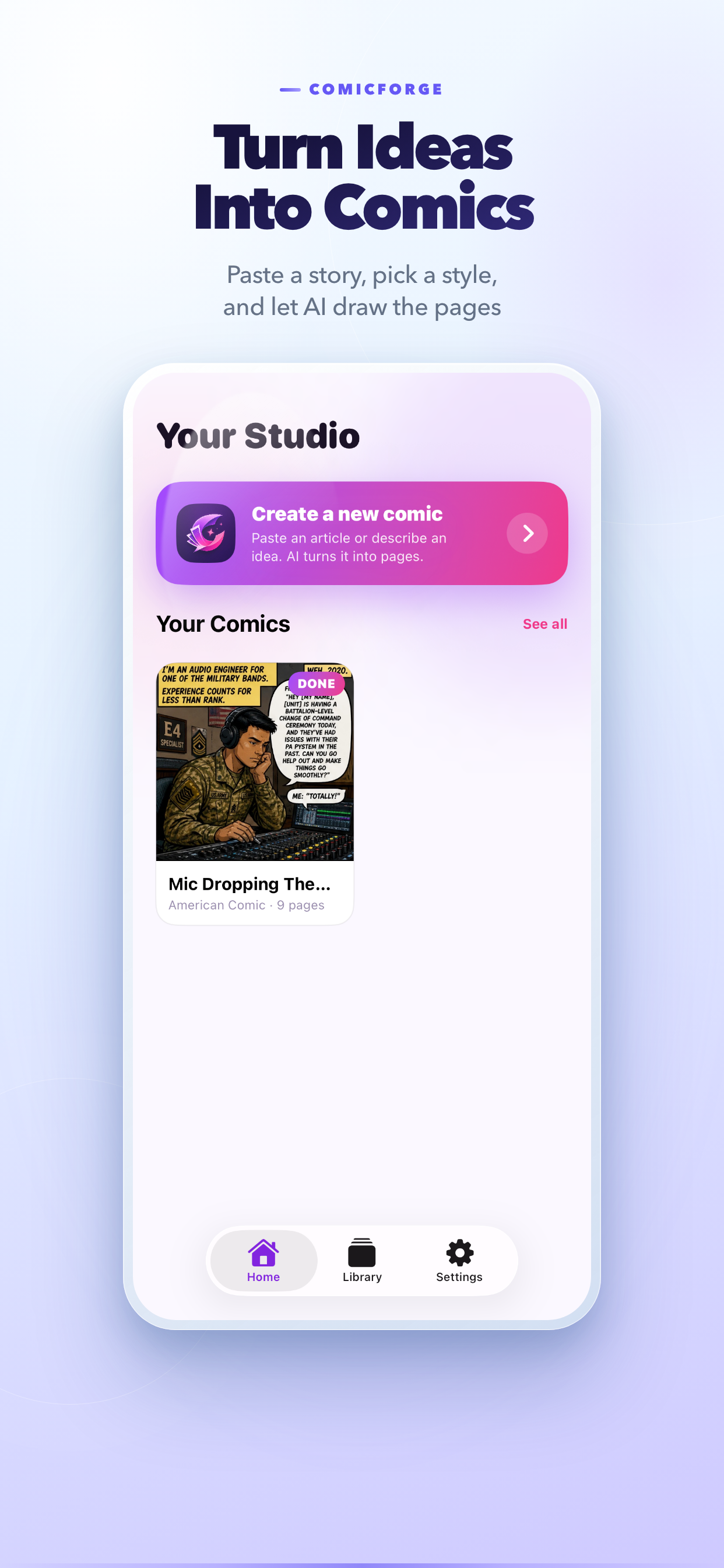 ComicForge Studio