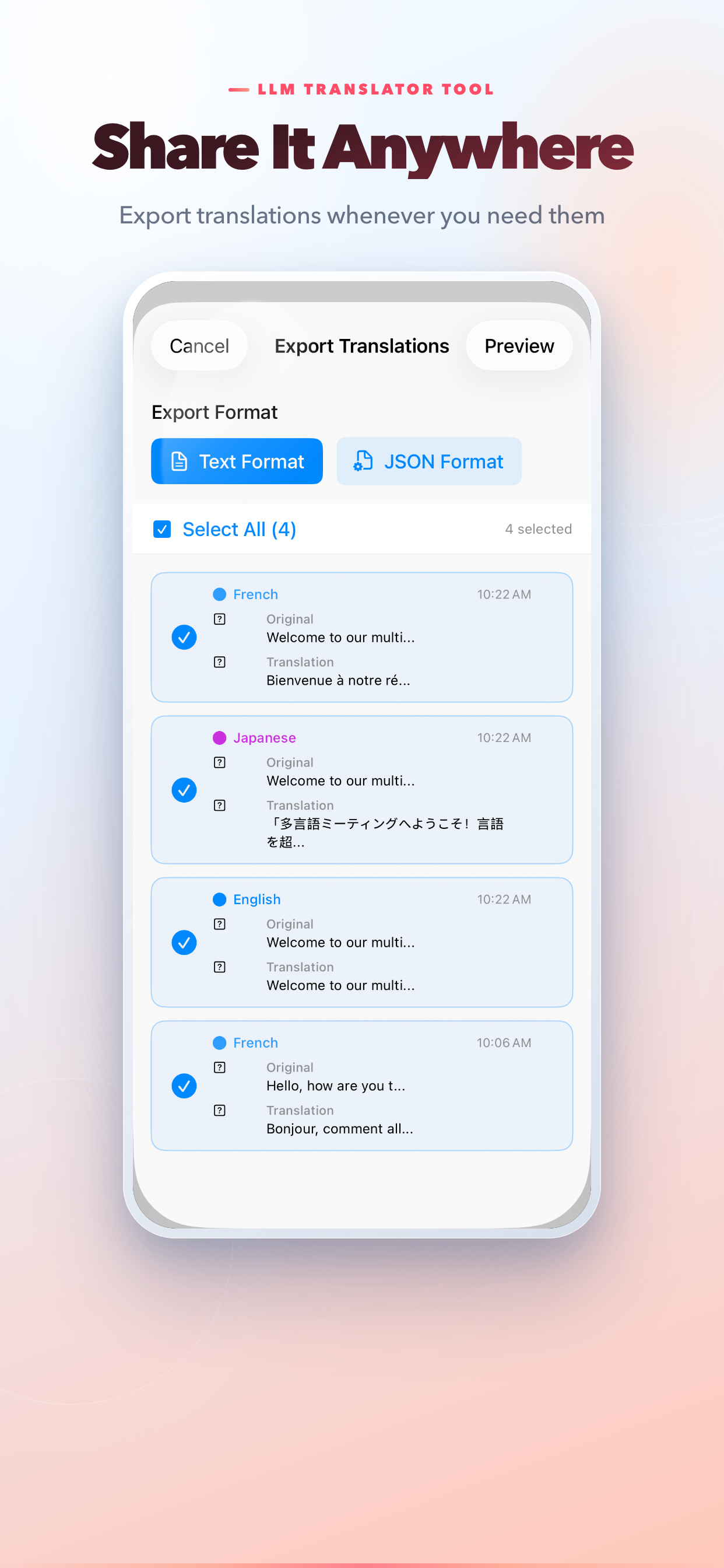 LLM Translator Tool