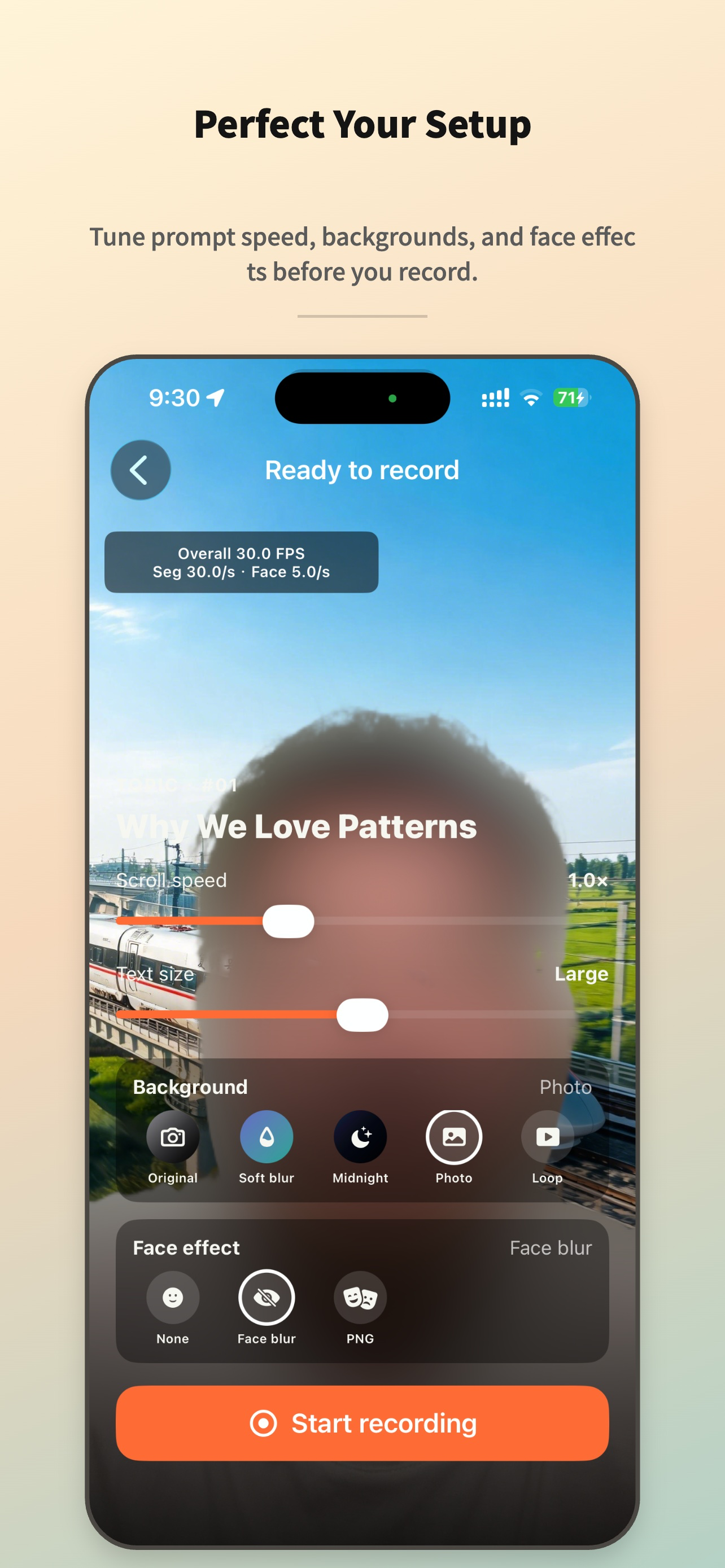 Cueframe: AI Teleprompter