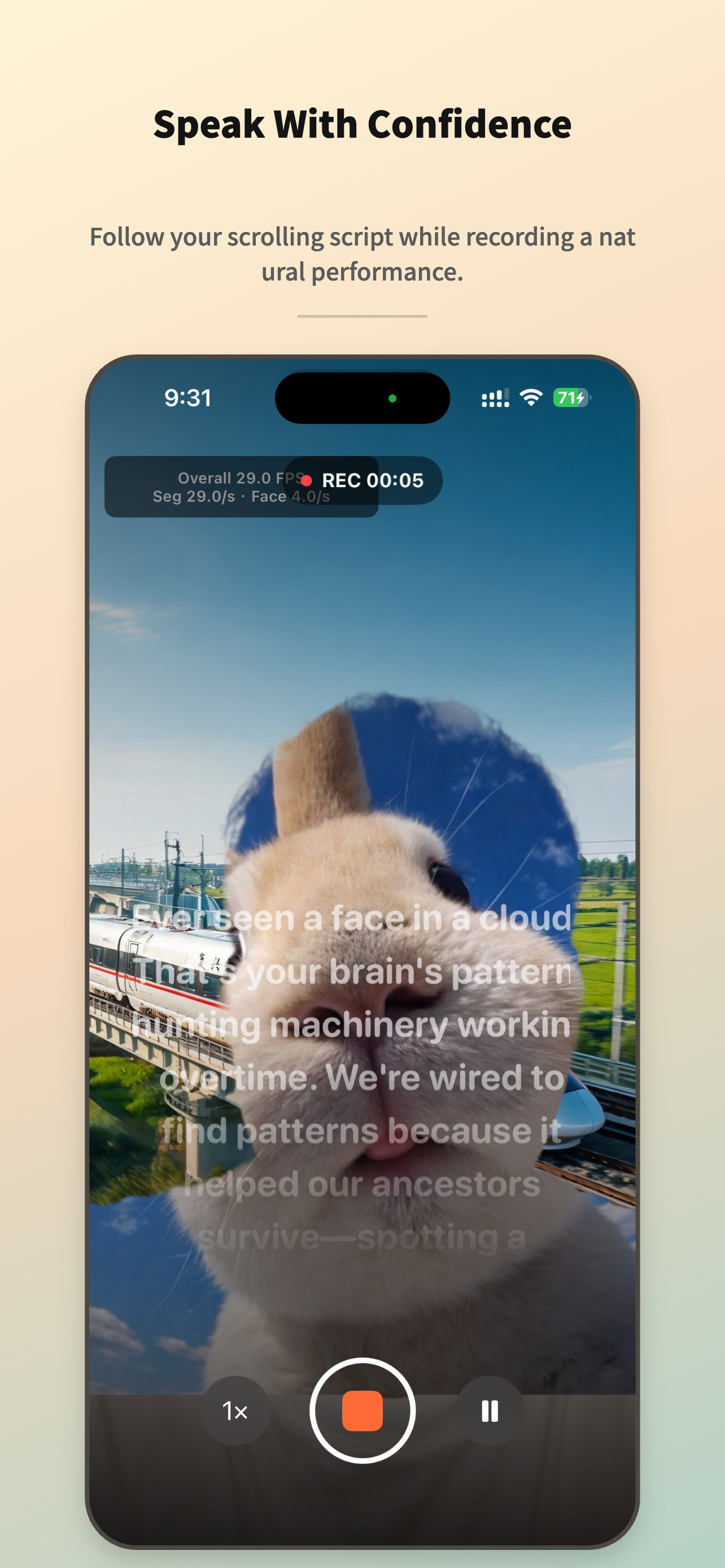 Cueframe: AI Teleprompter