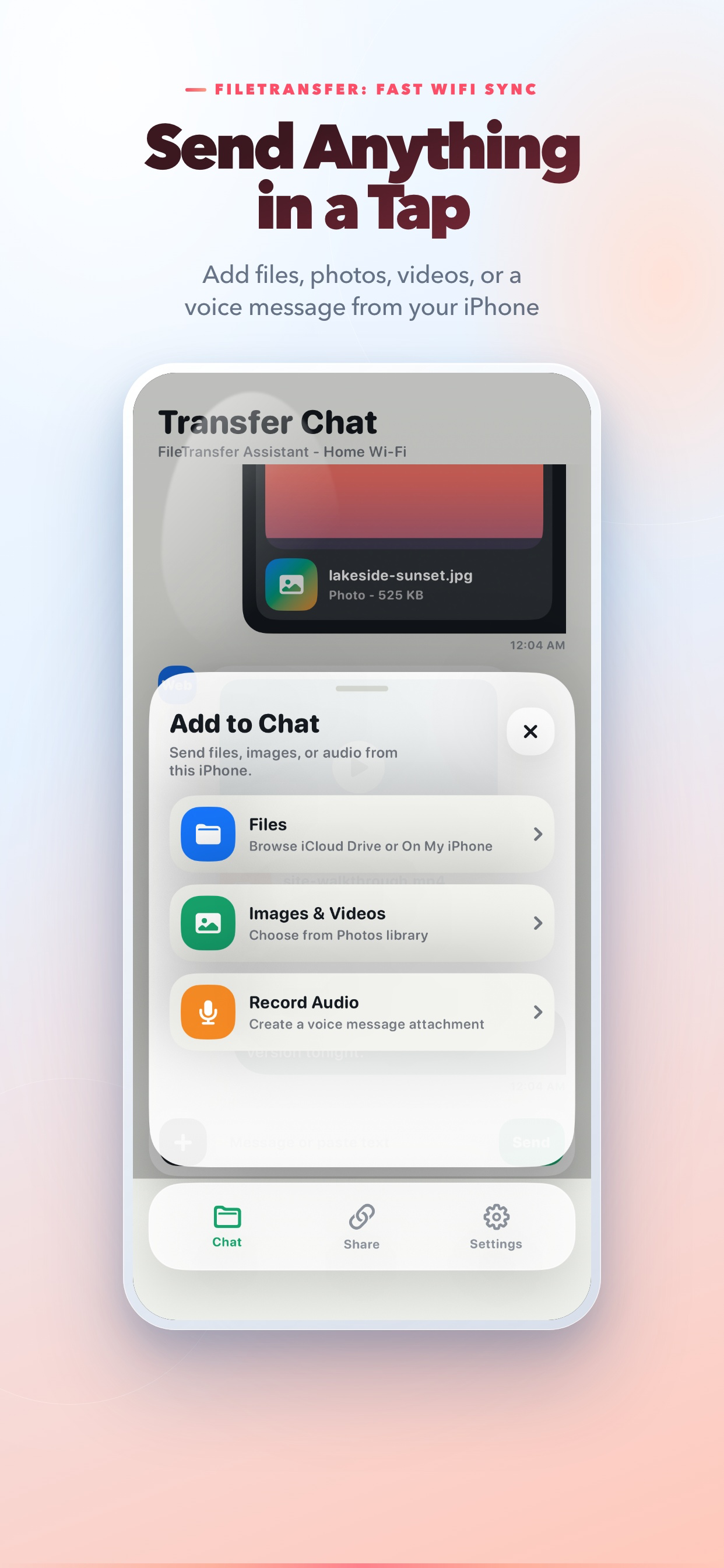 FileTransfer: Fast WiFi Sync
