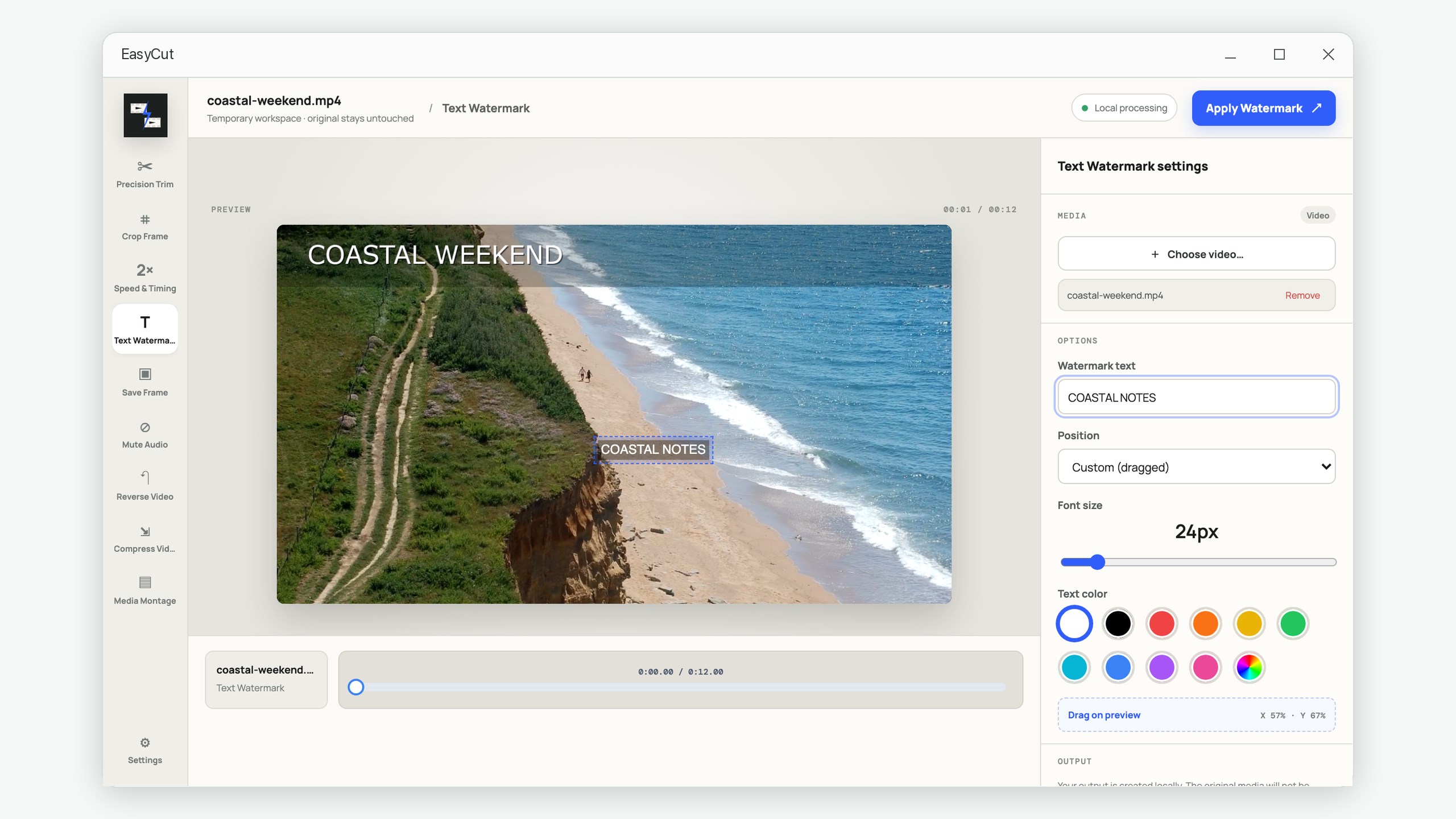 EasyCut: Video Editor
