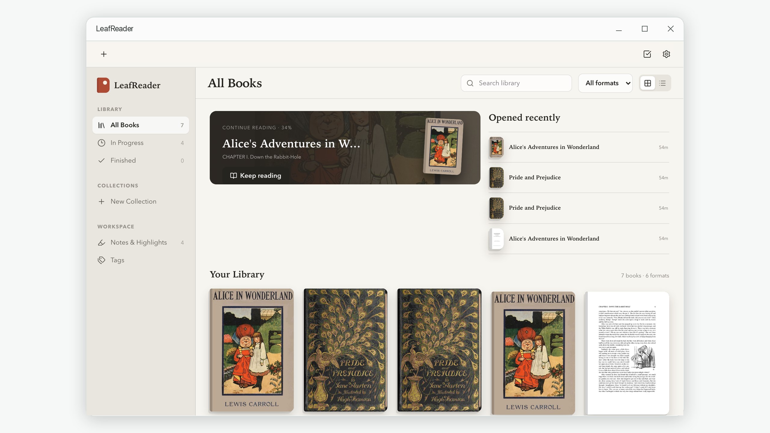 LeafReader: Ebook & PDF Reader
