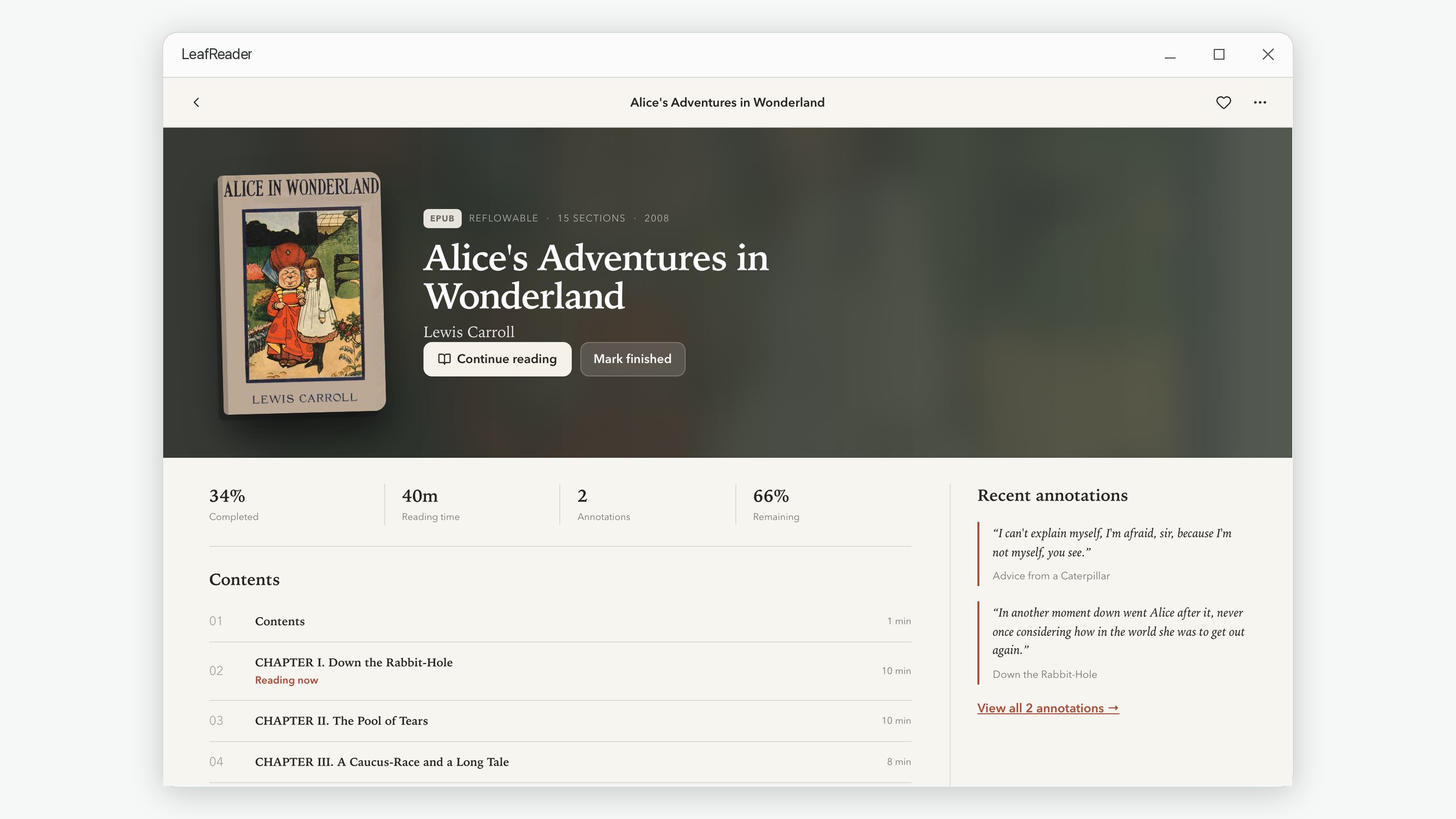 LeafReader: Ebook & PDF Reader