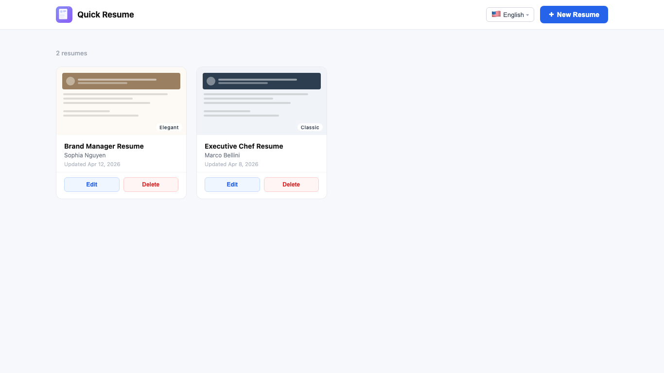 QuickResume