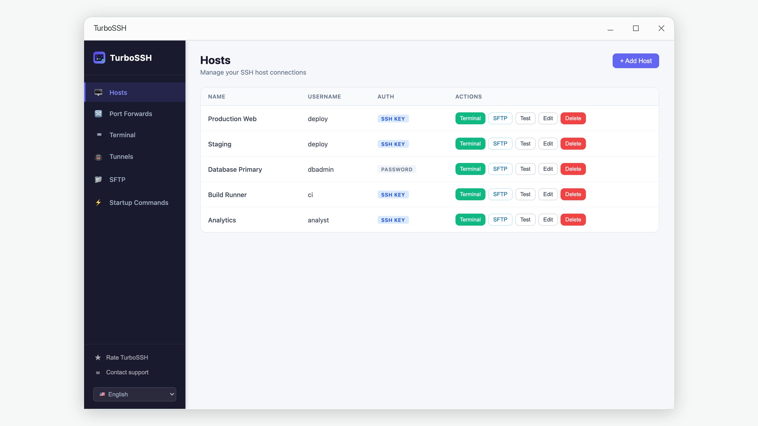 TurboSSH: SSH Client & Terminal