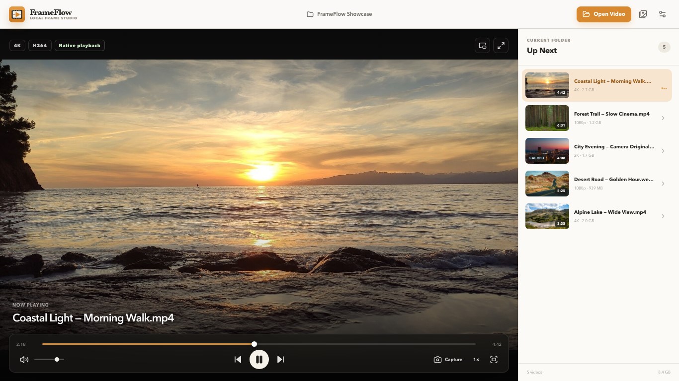 FrameFlow: Video Player