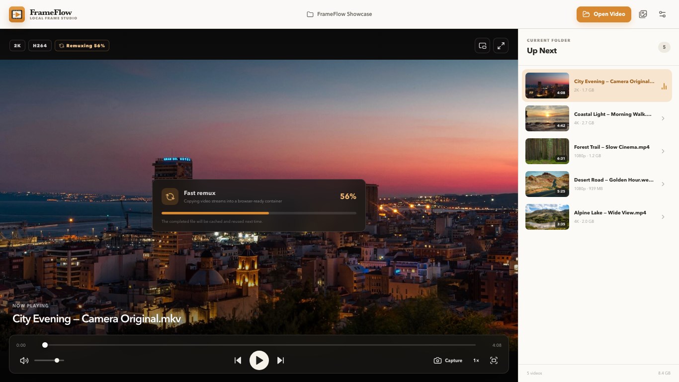 FrameFlow: Video Player