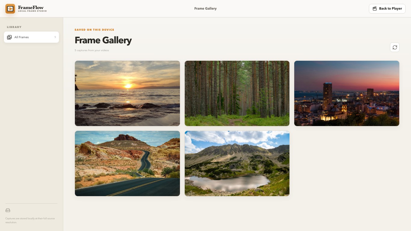 FrameFlow: Video Player