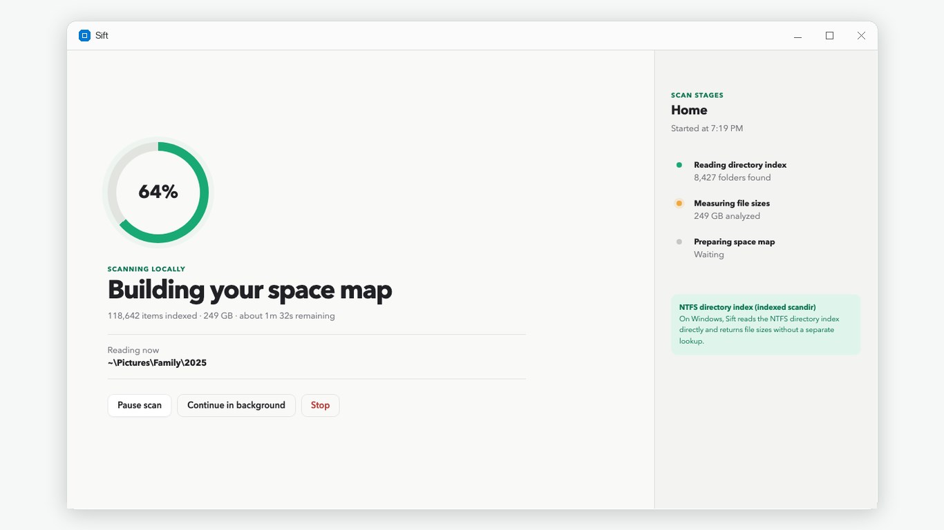 Sift: Disk Space & Duplicate Finder
