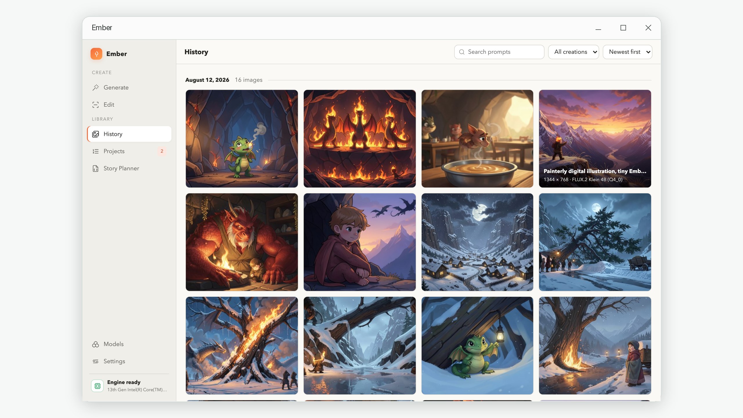Ember: Local AI Image Studio