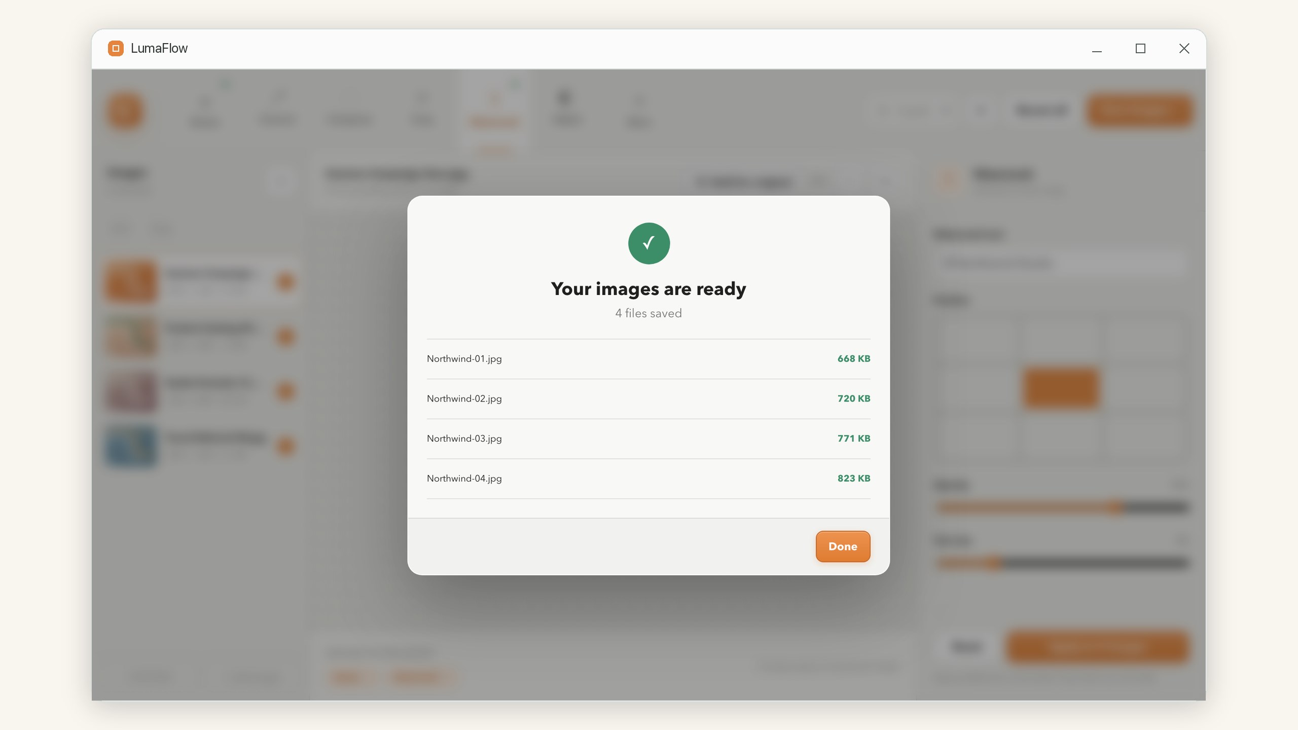 LumaFlow: Image Batch