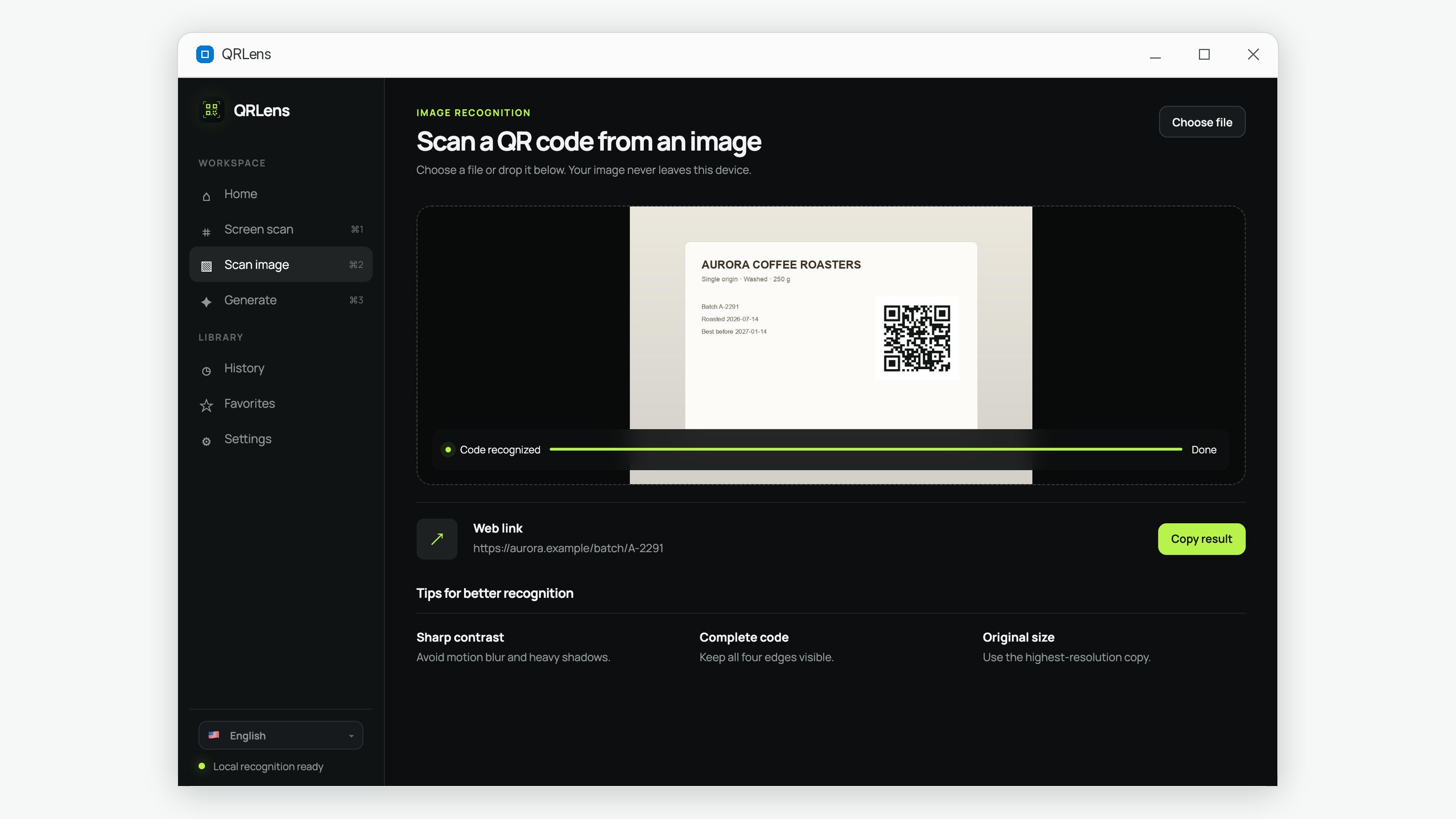 QRLens: Scan & Generate QRCode