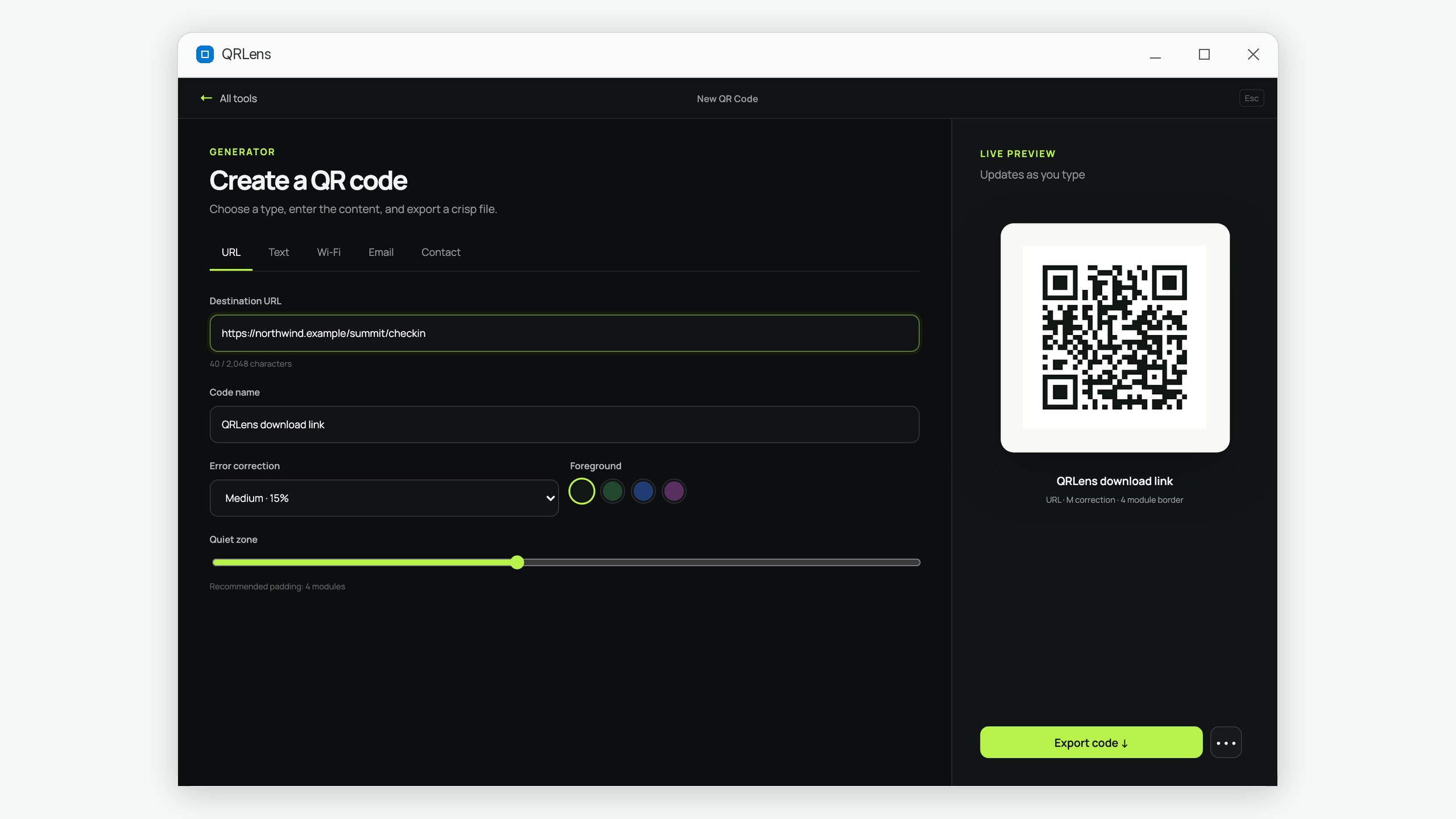 QRLens: Scan & Generate QRCode