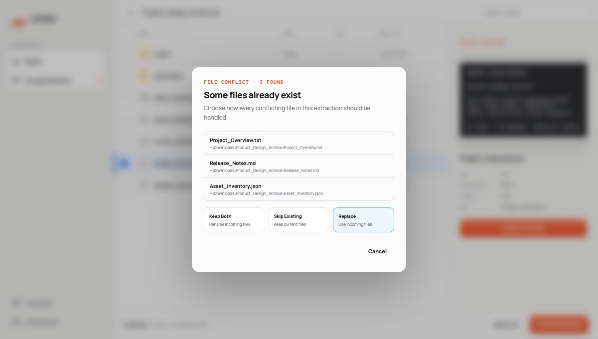 Unfold: Archive Explorer