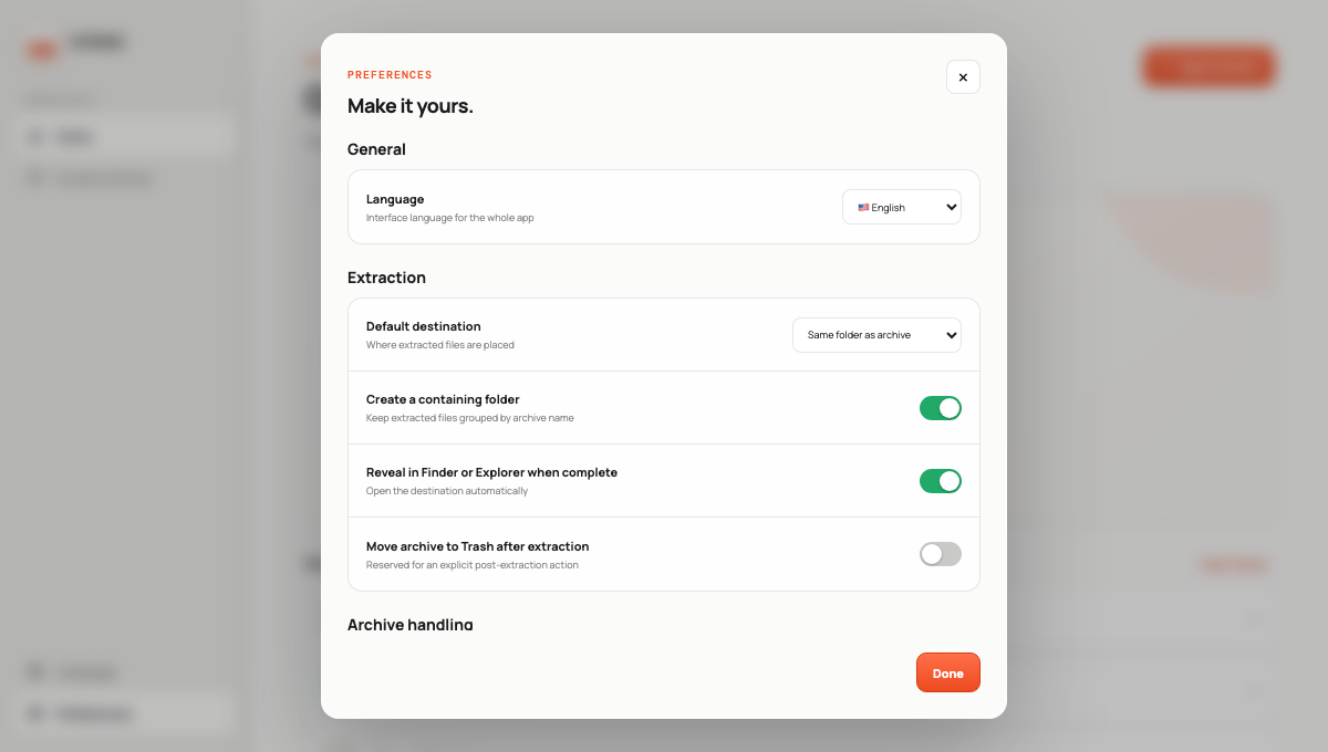 Unfold: Archive Explorer