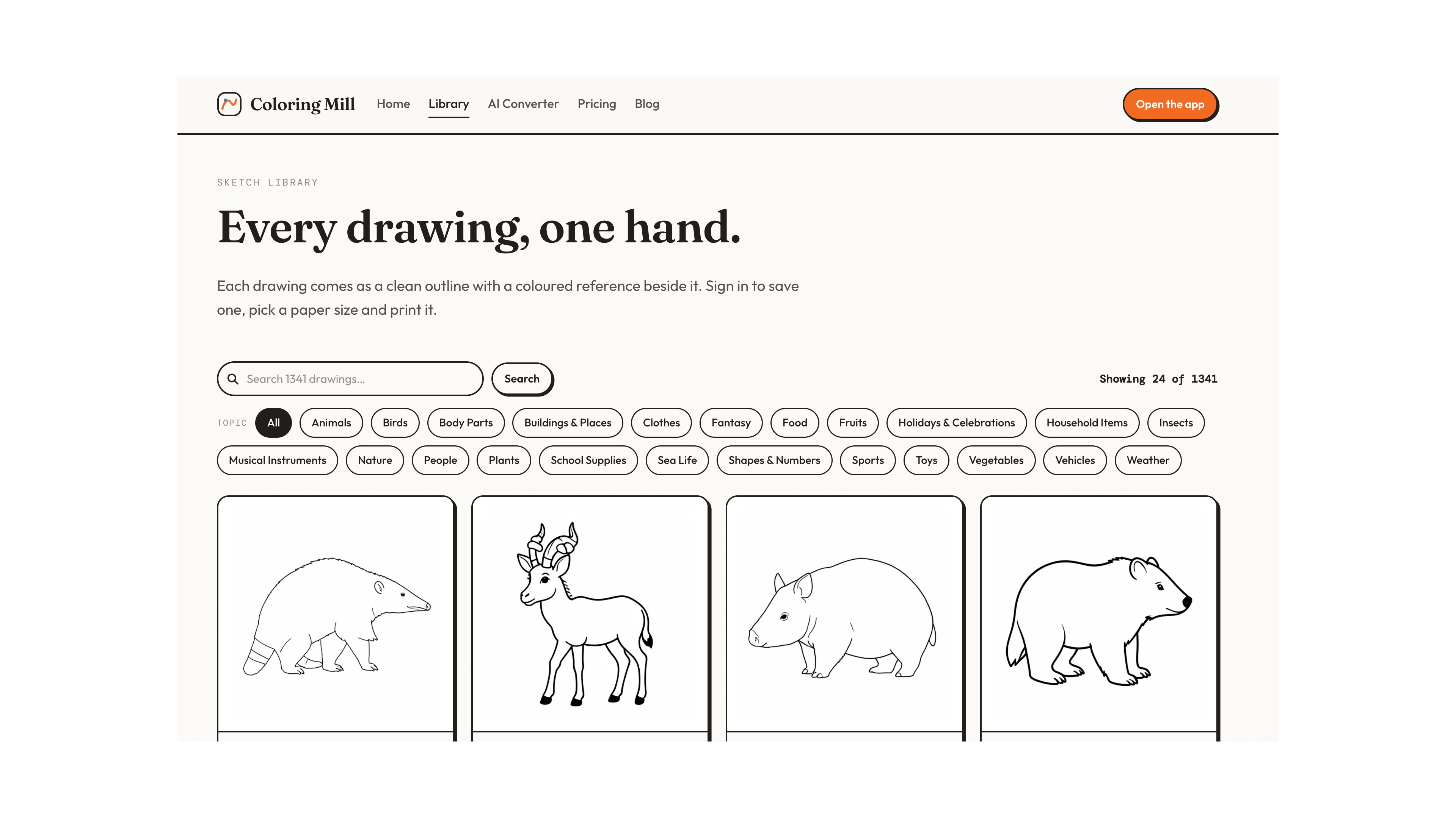 Coloring Mill: Printable Coloring Pages