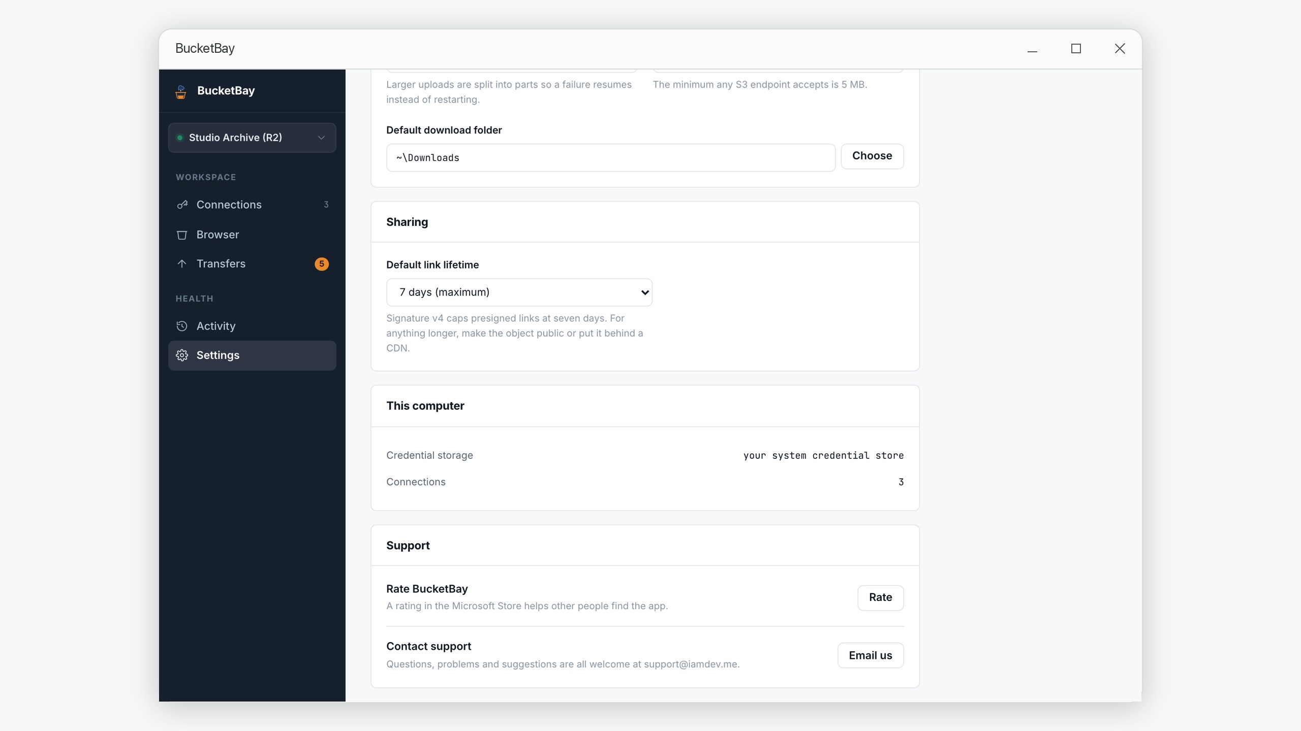 BucketBay: S3 Cloud Storage Manager