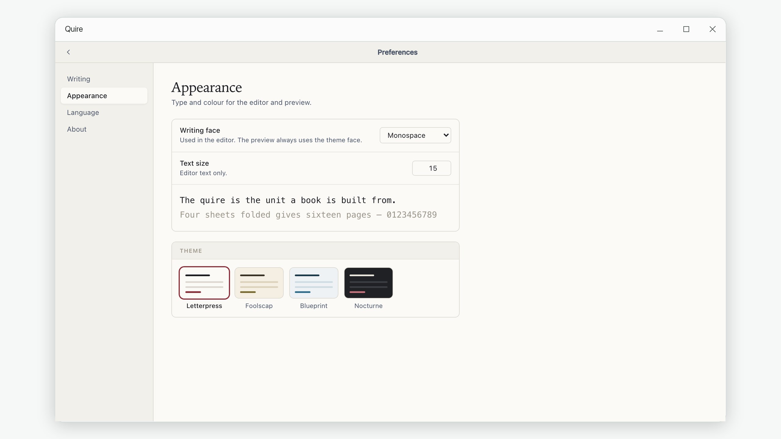 Quire: Markdown Editor